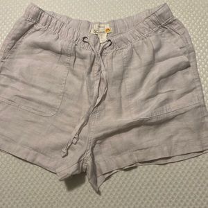 C&C California 100% linen shorts